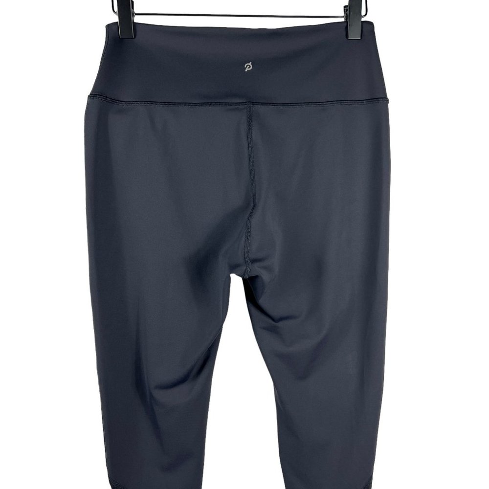 Peloton Women's Move Scalloped Hem High Rise Crop Leggings Black Size L HO121 - Picture 8 of 11